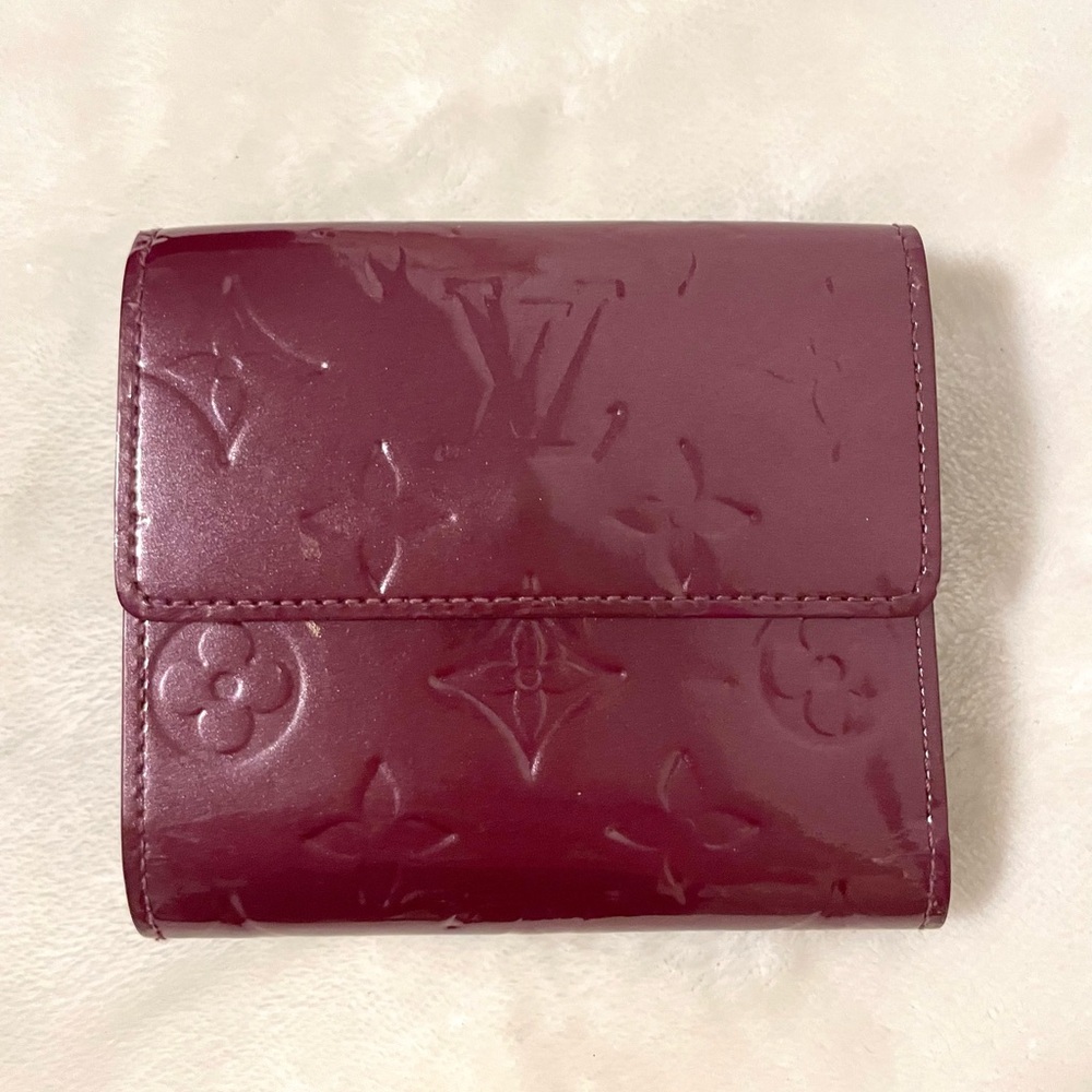 Louis Vuitton Vernis Burgundy Wallet